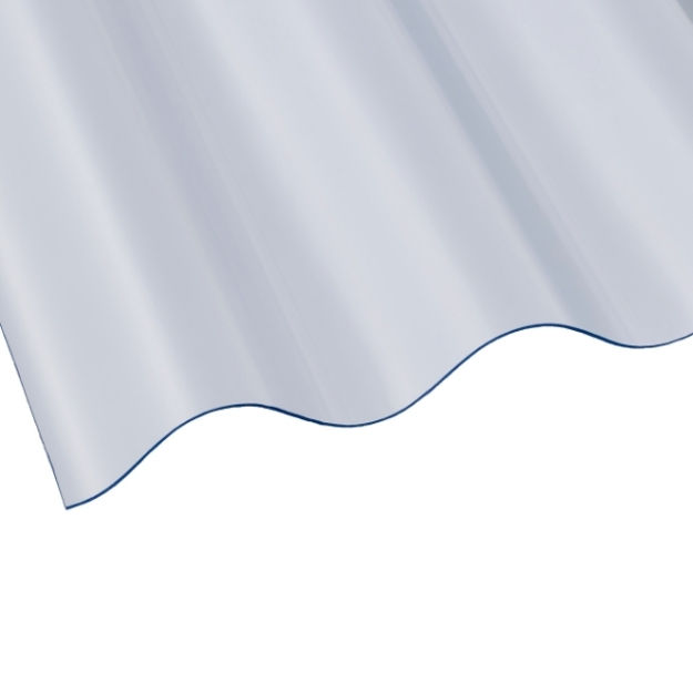 Picture of COROLINE PVC TRANSLUCENT SHEET 950MM WIDTH
1.2MM THICK - 2M LENGTH
