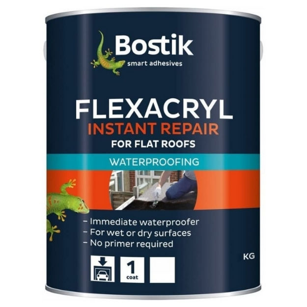 Picture of BOSTIK FLEXACRYL INSTANT REPAIR GREY 2.5KG