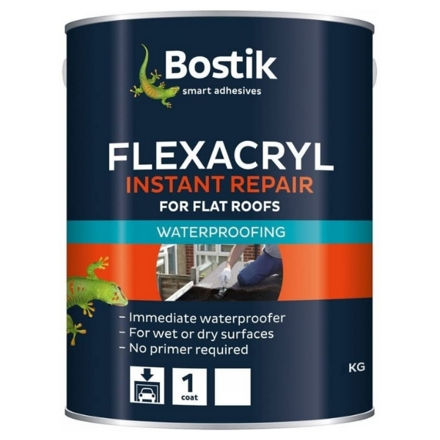 Picture of BOSTIK FLEXACRYL INSTANT REPAIR GREY 5KG