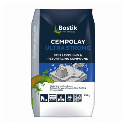 Picture of CEMENTONE CEMPOLAY ULTRA SELF LEVELLING &
RESURFACING COMPOUND 20KG
