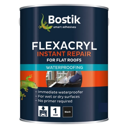 Picture of BOSTIK FLEXACRYL INSTANT REPAIR BLACK 2.5KG