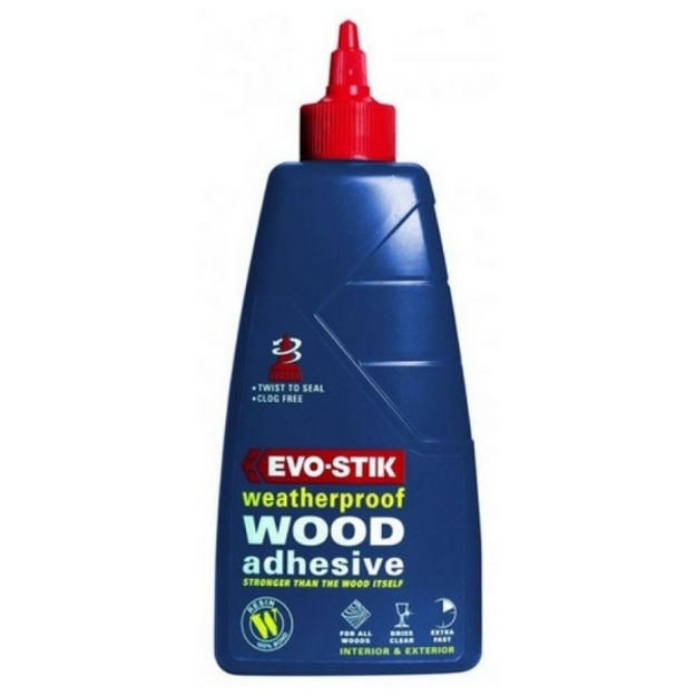 Picture of EVOSTICK WEATHERPROOF WOOD GLUE BLUE 500ML