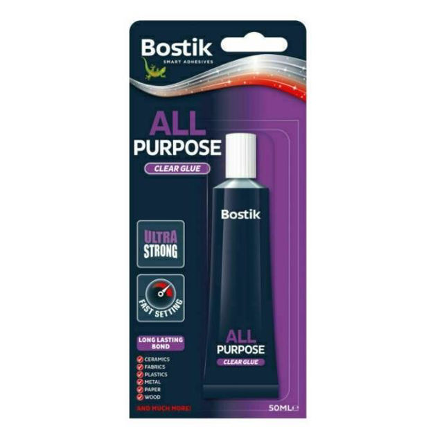 Picture of BOSTIK ALL PURPOSE GLUE 50ML TUBE