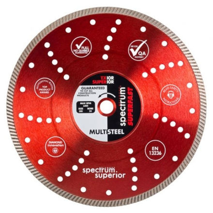 Picture of SPECTRUM TX10R SUPERIO DIAMOND BLADE 230MM