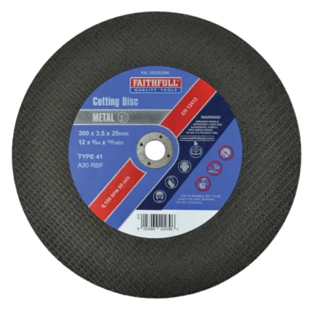 Picture of FLAT METAL CUTTING DISC 300MM X 20MM