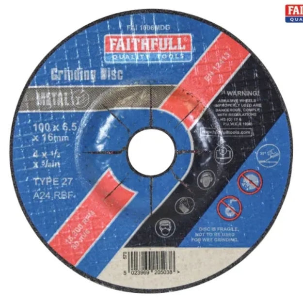 Picture of DPC METAL GRINDING DISC 100MM