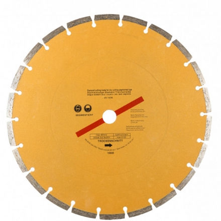Picture of BLUESPOT 230MM (9") SEGMENTED GOLD DIAMOND DRY CUTTING DISC