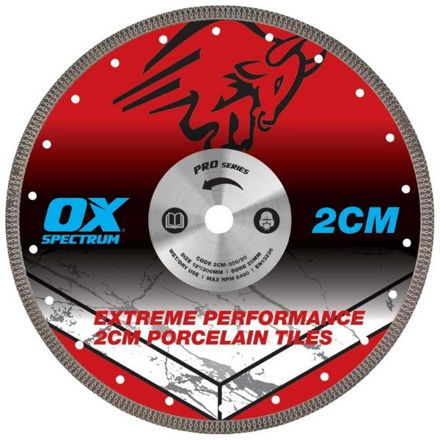 Picture of OX PRO 2CM PORCELINE CUTTING BLADE 300/20