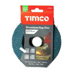 Picture of ZIRCONIUM FLAP DISC P40 115 X 22.23