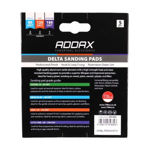 Picture of DELTA SANDING PADS MIXED SET 95 X 95MM (80/120/180) (5 PACK)