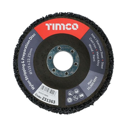 Picture of NYLON STRIP & PREP DISC 115 X 22.23
