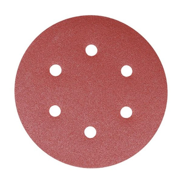 Picture of ORBITAL SANDING DISCS MIX SET 150MM (80/120/180) (5 PACK)