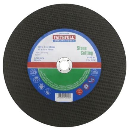 Picture of FLAT STONE CUTTING DISC 300MM X 20MM