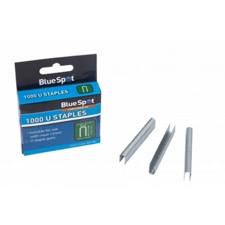 Picture of BLUESPOT 1000 PCE 12MM U-STAPLES