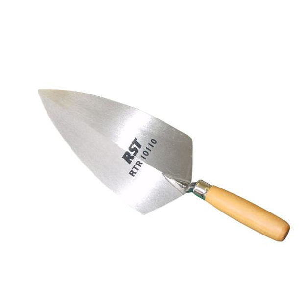 Picture of RST 10110 BRICK TROWEL 10"" WOODEN HANDLE