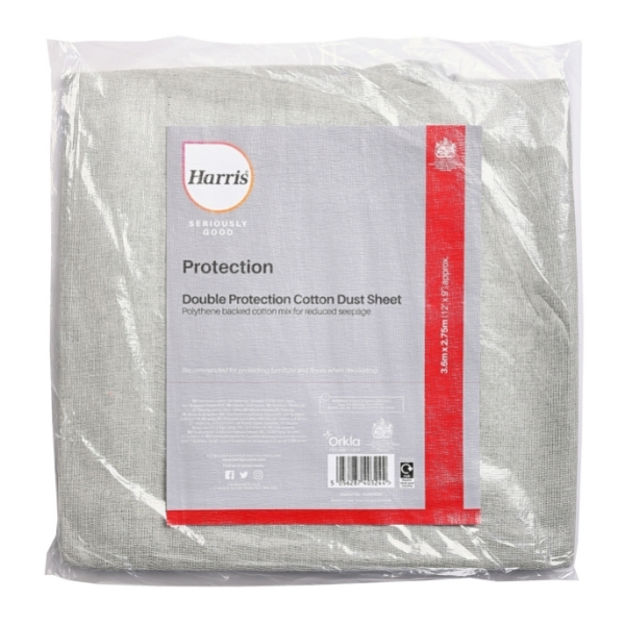 Picture of COTTON RICH DUST SHEET 3.6M X 2.75M 12'X9'