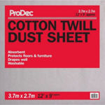 Picture of 12' X 9' COTTON TWILL DUST SHEET