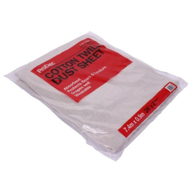 Picture of 24' X 3' COTTON TWILL DUST SHEET