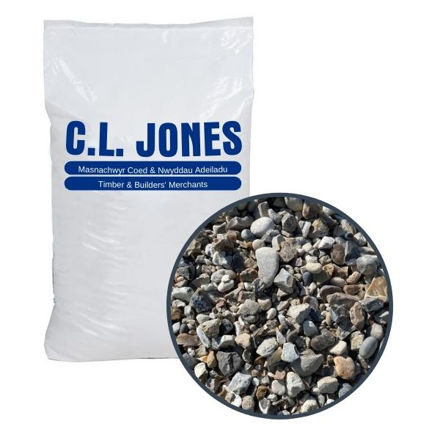 Picture of MINI BAG OF MOONSTONE GRAVEL (BLACK AND CREAM)