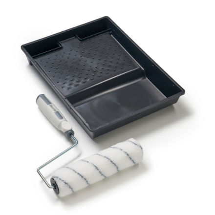 Picture of ROLLER SET EMULSION C/W TRAY 230MM 9" SINGLE SLEEVE (38MM)