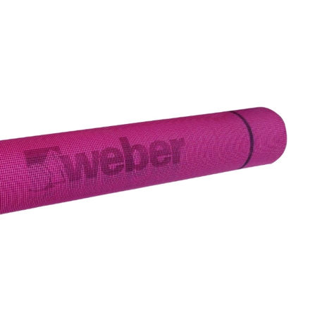 Picture of WEBER STD MESH CLOTH PINK 1M X 50M