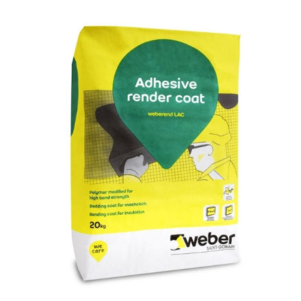Picture of WEBER LAC REND LIGHTWEIGHT ADHESIVE 20KG