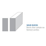 Picture of MONACRETE 200S 8"" SOLID BLOCK MD006