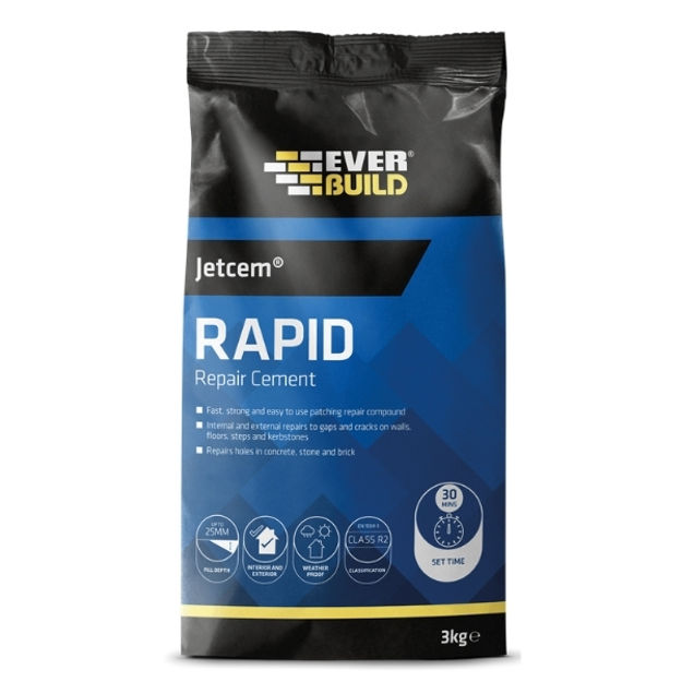 Picture of EVERBUILD JETCEM RAPID SET CEMENT 3KG