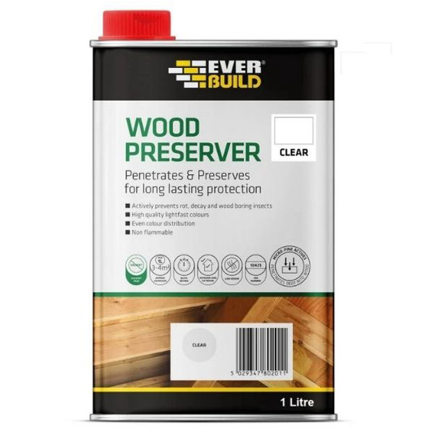 Picture of LUMBERJACK WOOD PRESERVER CLEAR 1LTR