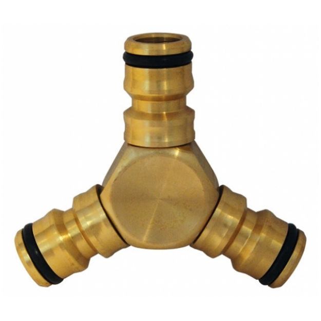 Picture of 7907Y HOSE CONNECTOR MALE THREE WAY