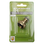 Picture of HOSE CONNECTOR - BRASS THREADED TAP - 1/2" TO 3/4" BSP
