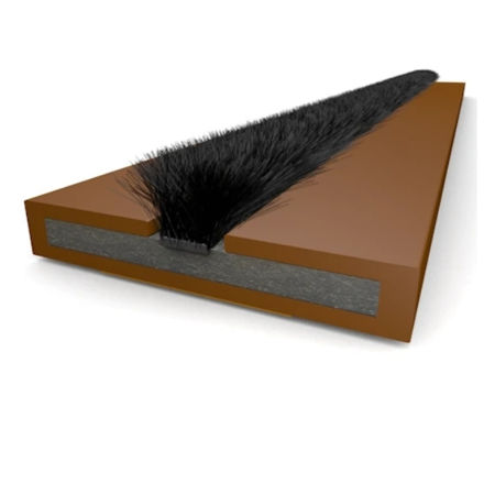 Picture of INTUMESCENT FIRE & SMOKE BRUSH SEAL BROWN
15MM X 2.1M
