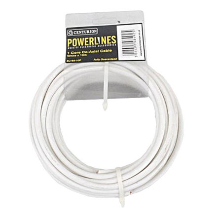 Picture of WHITE X 10M CO-AXIAL CABLE