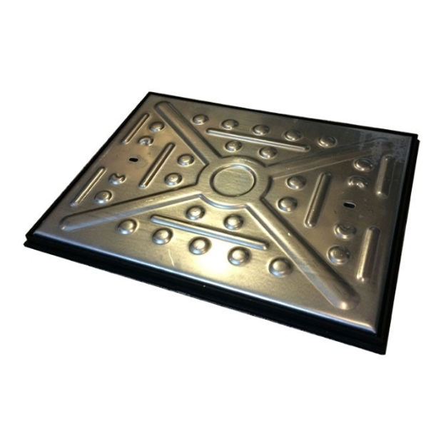 Picture of 55CGP 25TON GALV SOLID TOP MANHOLE COVER
600 X 450MM POLY FRAME
