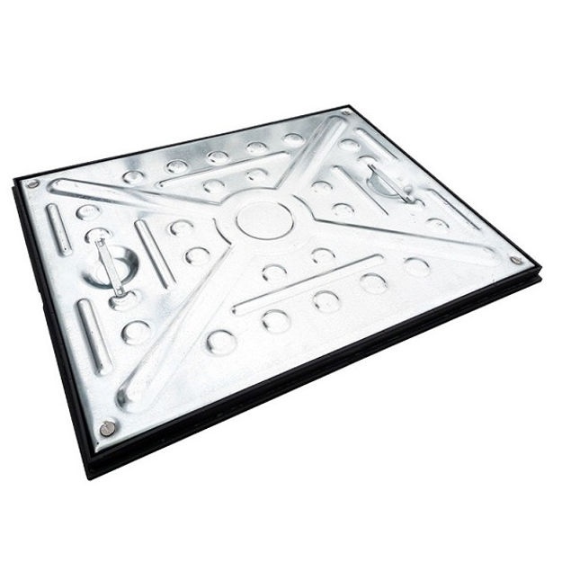 Picture of DS51DG/4 5TON DOUBLE SEAL MANHOLE COVER
600 X 600MM SOLID TOP,STEEL FRAME 4 SCREWS
