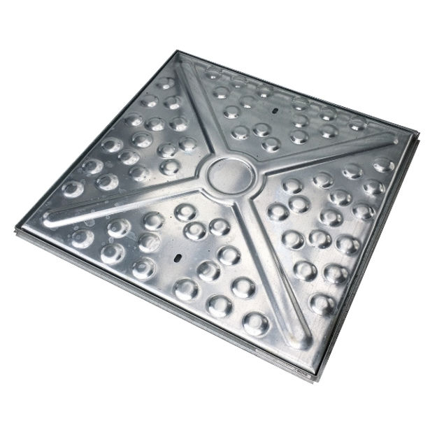 Picture of 51DG 5TON GALV SOLID TOP MANHOLE COVER
600 X 600MM STEEL FRAME
