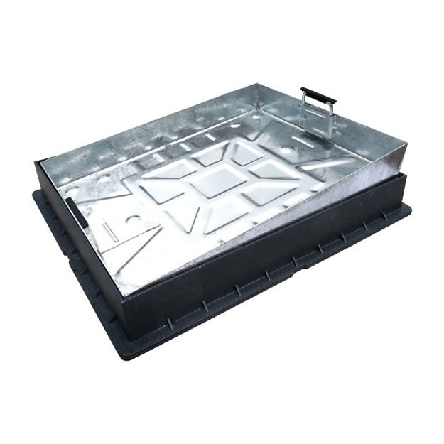 Picture of DR-60-SLK 5TON GALV TOP MANHOLE COVER
600X450MM POLY FRAME RECESS BLOCK PAVIOR

