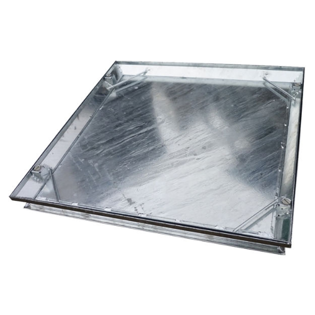 Picture of D3104B 10TON GALV MANHOLE COVER 450 X450MM
DOUBLE RUBBER SEAL RECESSED TRAY TYPE 4S
