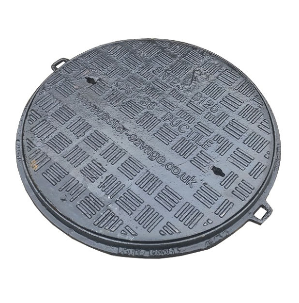 Picture of B125 450 DIA CIRC DUCTILE IRON SINGLE SEAL SOLID TOP COVER AND FRAME