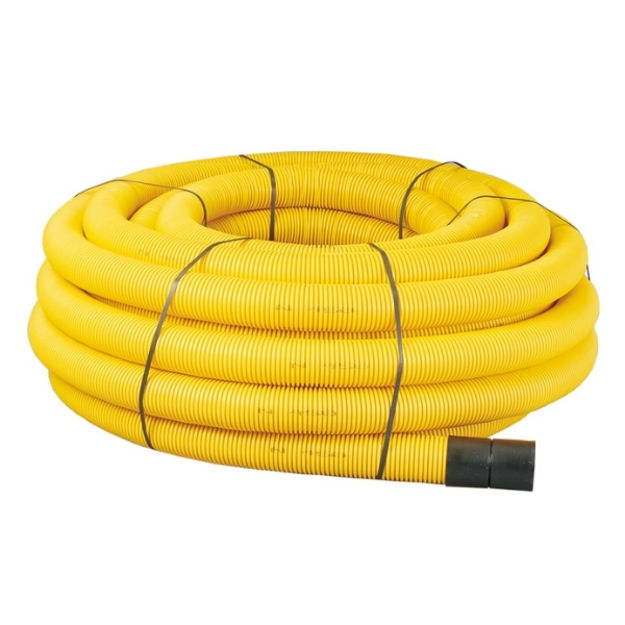 Picture of 60MM X 50M  YELLOW PERFORATED GAS DUCT