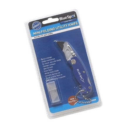 Picture of BLUESPOT MINI FOLDING UTILITY KNIFE WITH BLADES