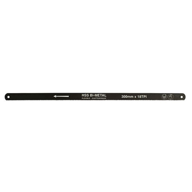 Picture of ADDAX 300MM HACKSAW BLADES 18TPI (5PACK)