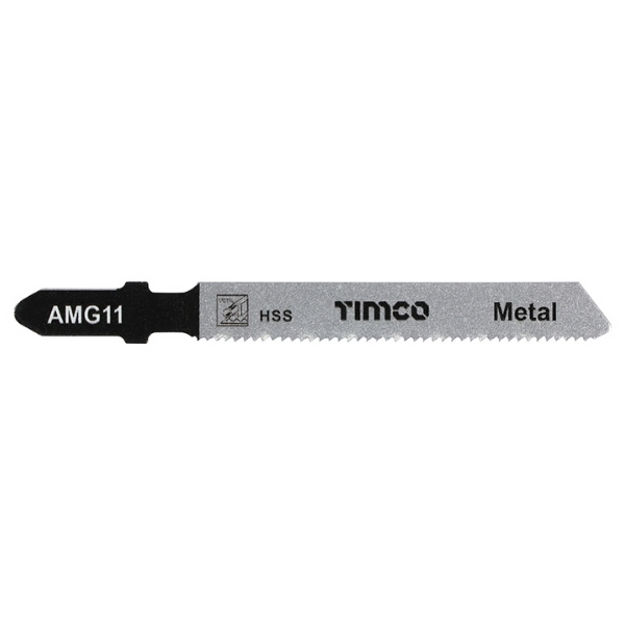 Picture of TIMCO JIGSAW BLADE - METAL - T118A PACK 5
