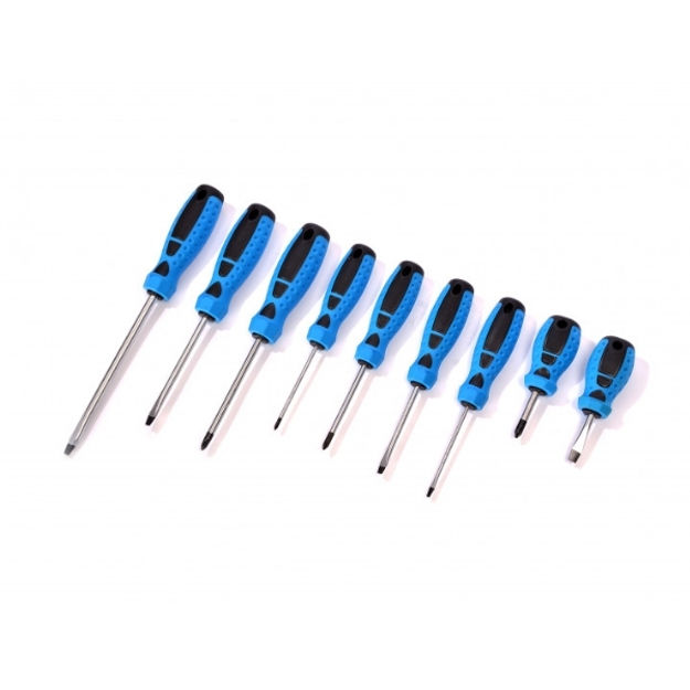 Picture of BLUESPOT 9 PCE SCREWDRIVER SET