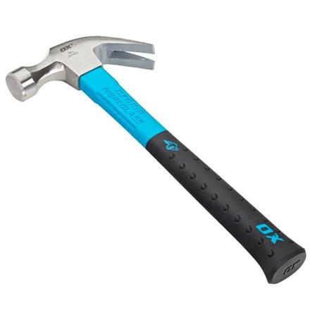Picture of OX-P081620 PRO CLAW HAMMER 20oz WITH
FIBREGLASS HANDLE
