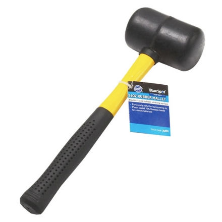 Picture of BLUESPOT 16OZ (450G) FIBREGLASS RUBBER MALLET