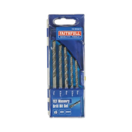 Picture of FAITHFULL STANDARD MASONRY DRILL BIT SET 5-7MM (5 PIECE)