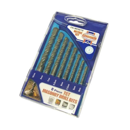 Picture of FAITHFULL STANDARD MASONRY DRILL BIT SET 4-10MM (8 PIECE)