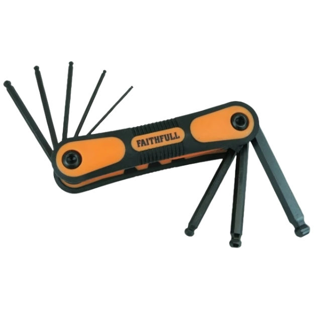 Picture of FAI/FULL FAIHKSF8MB FOLD HEX KEY SET (8)
BALL END METRIC
