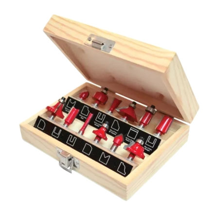 Picture of FAI/FULL FAIRBS12  ROUTER BIT SET 1/4""
SHANK 12PK
